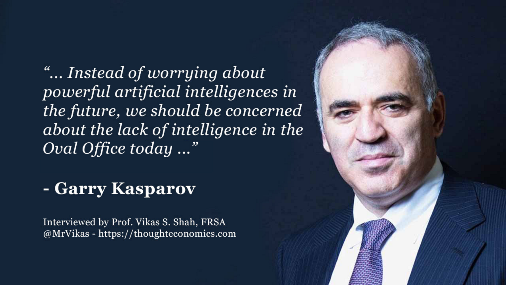 Garry Kasparov: 'Why become a martyr? I can do much more outside