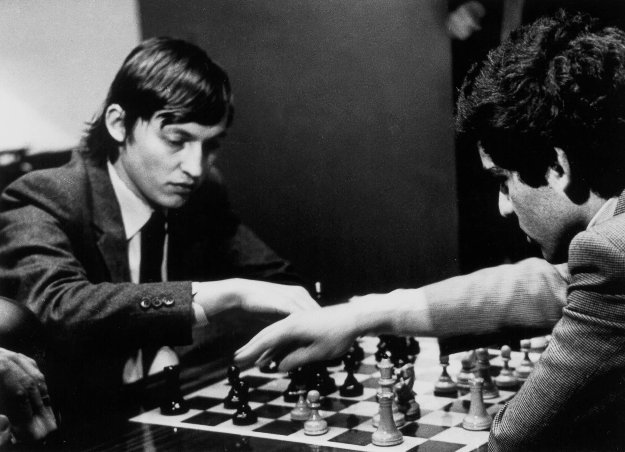 Kasparov with karpov