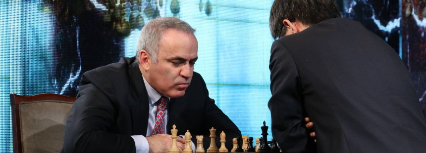 Chess god' Kasparov returns to compete 12 years later