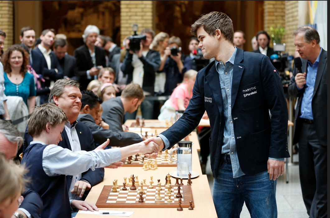 Magnus Carlsen vs Garry Kasparov (2004) #chesstok #chesstiktok