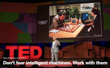 Garry Kasparov: Don't fear intelligent machines. Work with them